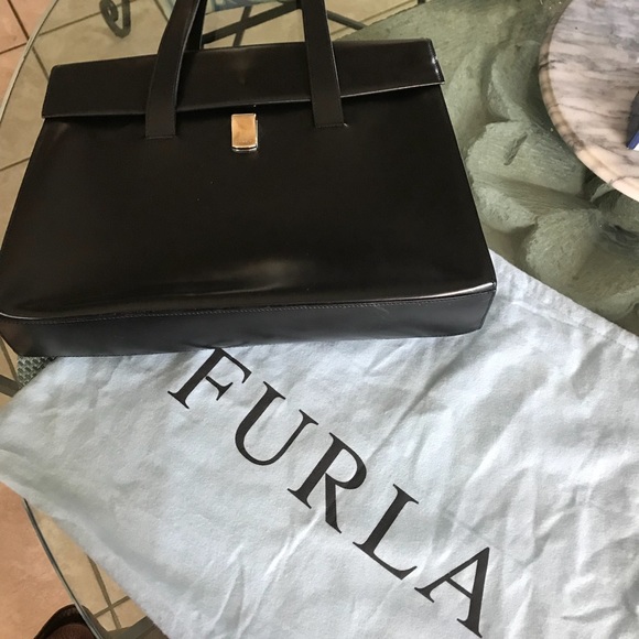 BNWT, Furla, Black Patent Leather, Purse 👜 - Picture 7 of 8